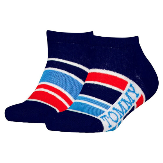 TOMMY HILFIGER Sneaker Sport Stripe short socks 2 pairs