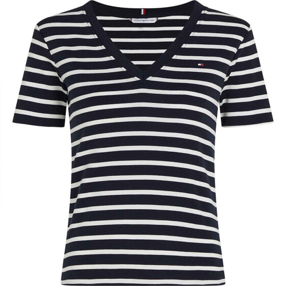 TOMMY HILFIGER Slim Cody short sleeve v neck T-shirt