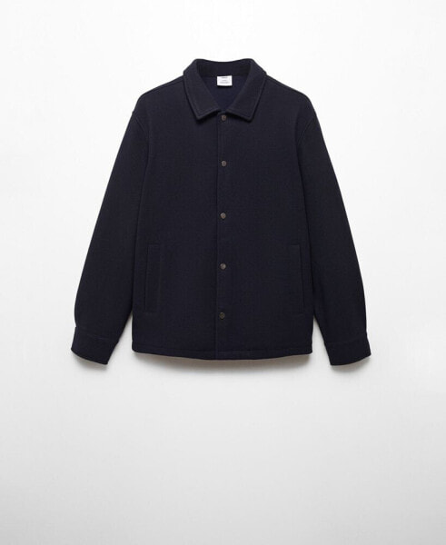 Men's Snap Buttons Overshirt