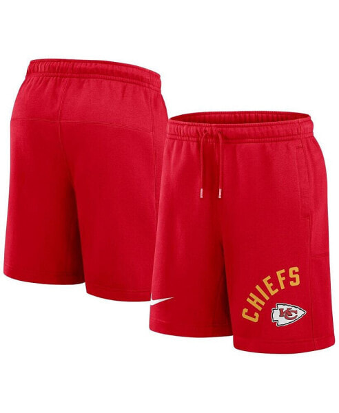 Men's Red Kansas City Chiefs Arched Kicker Shorts