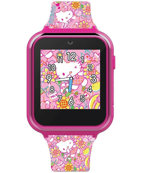 Kid's Hello Kitty Pink Silicone Strap Smart Watch 40mm