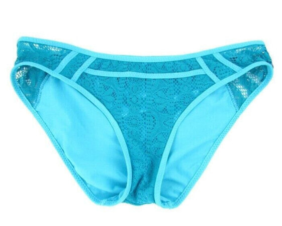 Купальник BECCA Rebecca Virtue Teal Crochet Bikini Hipster Bottom (S)