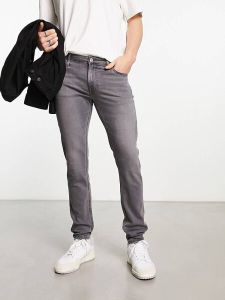 Lee Malone skinny fit jeans in washed black