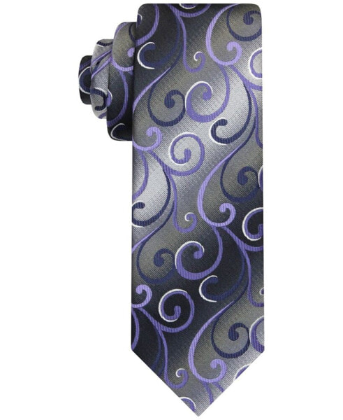 Men's Shimmering Swirl Tie