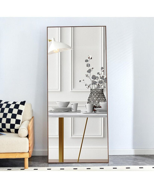 Clear High Definition Wall Mirror with Easy Assembly