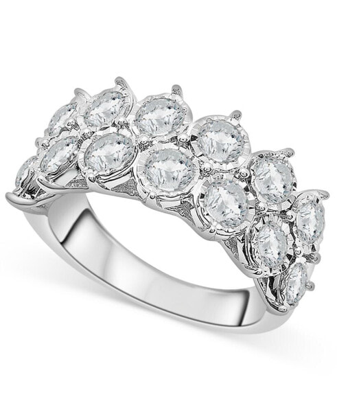 Diamond Double Row Miracle Plate Band (2 ct. t.w.) in 14k White Gold