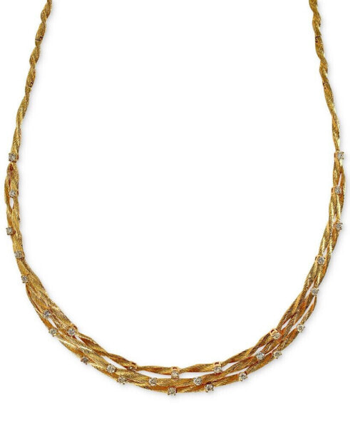 D'Oro by EFFY® Diamond Embellished Necklace (1-5/8 ct. t.w.) in 14k Yellow Gold