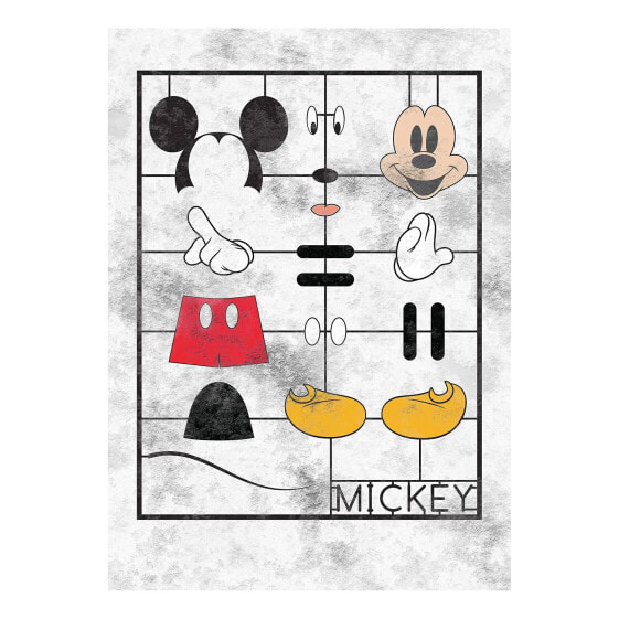 Настенный декор для детской Komar Mickey Kit