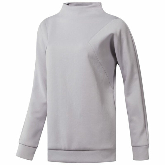 Women’s Sweatshirt without Hood Reebok Training Supply Crew Light grey