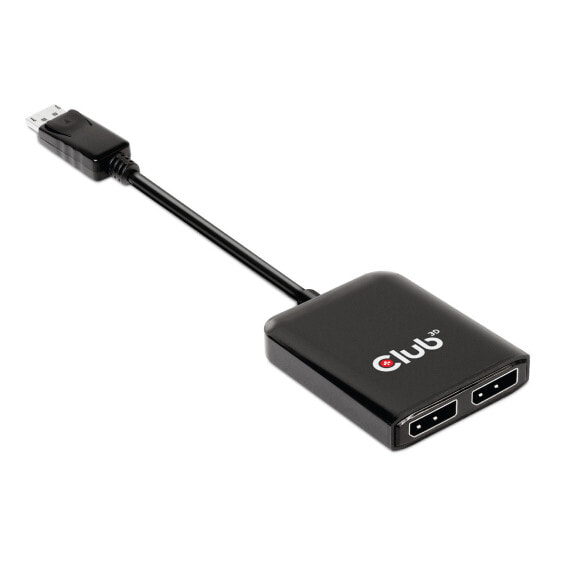 Аксессуар для компьютера Клубный 3D переходник DisplayPort™ 1.4 на DisplayPort™ + HDMI™ 4K60Hz M/F - 1 м - DisplayPort - HDMI + DisplayPort - Мужской - Женский - Прямой