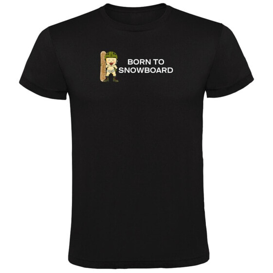 KRUSKIS Born To Snowboard short sleeve T-shirt