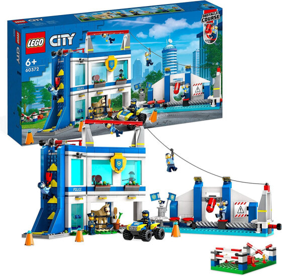 LEGO City Police School Play Set with Obstacle Track, Horse Figure, Toy Car and 6 Mini Figures, for Children from 6 Years 60372