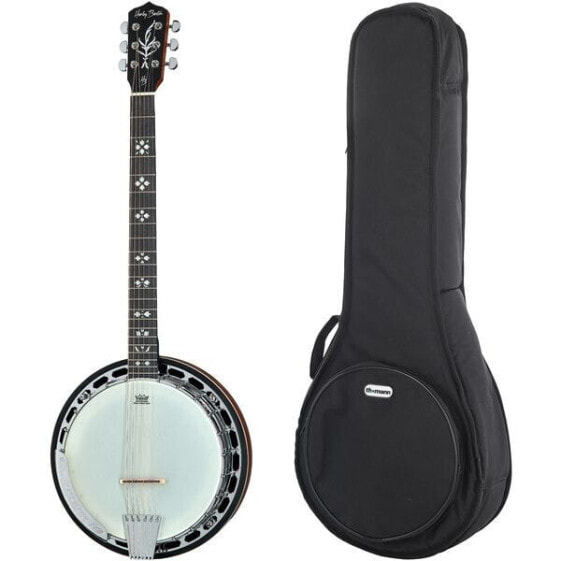 Harley Benton BJ-65Pro 6 String Banjo Bundle