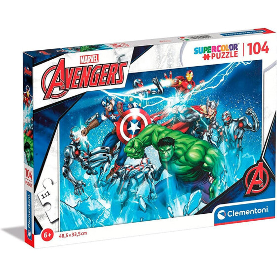CLEMENTONI Puzzle 104 Avengers Super Color