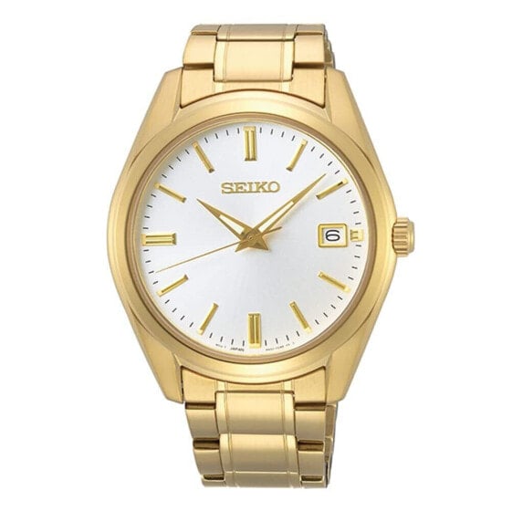 SEIKO Watch for Men - Essentials Collection - with Sunray Finish Date Calenda...