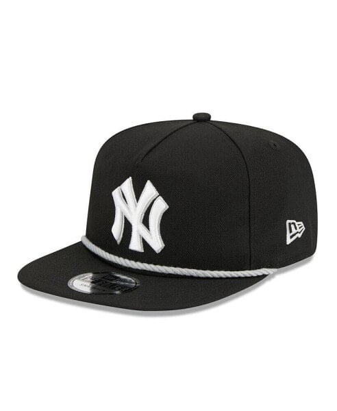Men's Black New York Yankees Branch Golfer Snapback Hat