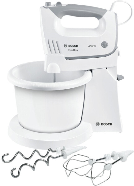Bosch MFQ36460 - Stand mixer - White - Blend - Mixing - 1.3 m - Plastic - Plastic