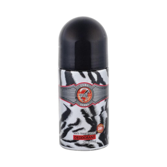 Cuba Jungle Zebra 50 ml deodorant Roll-on für Frauen