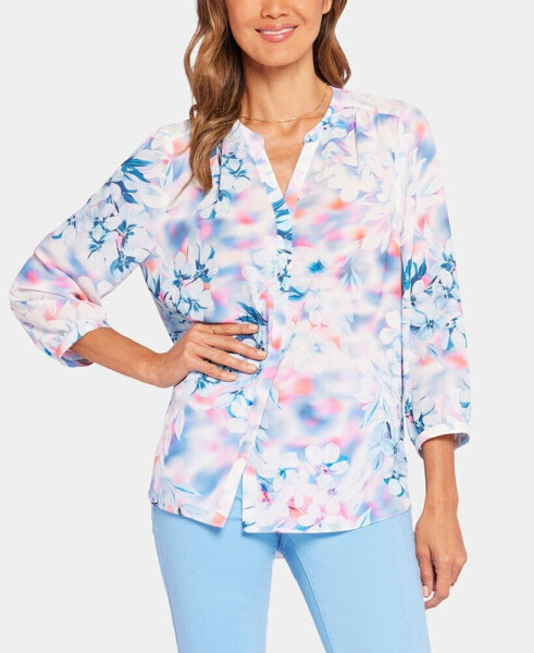 Pintuck Blouse Top