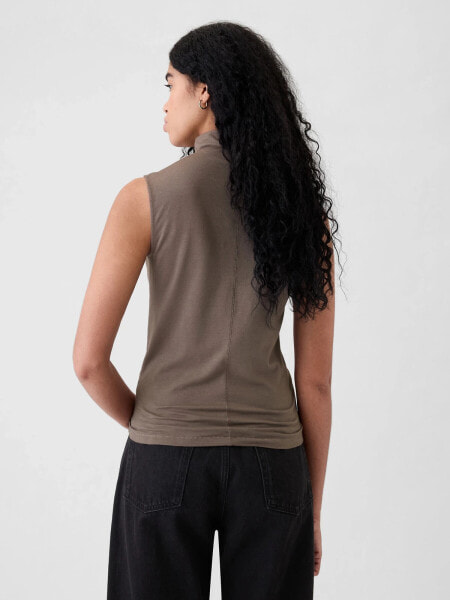 Featherweight Turtleneck Tank Top