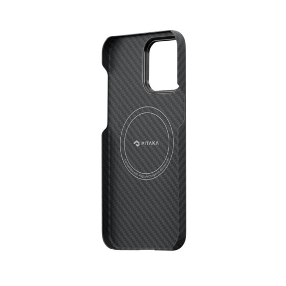 Чехол iPitaka MagEz Case 3 1500D для iPhone 14 Pro Max Черный/Серый Twill
