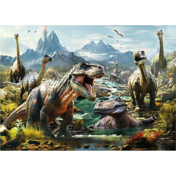 Головоломка Educa Ferocious dinosaurs 1000 Предметы