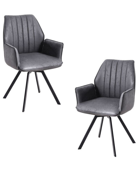 Chidimma Swivel Arm Chair, Set of 2
