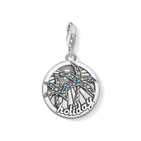 Thomas Sabo Charm-Anhänger Coin Tropical 1768-342-7