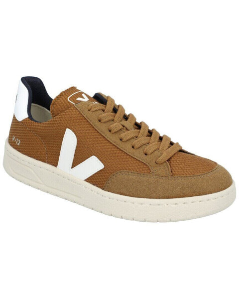 Veja V-12 Leather & Suede Trim B-Mesh Sneaker Women's