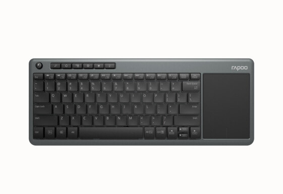 Rapoo K2600 - Full-size (100%) - Wireless - RF Wireless - Membrane - QWERTZ - Black - Grey