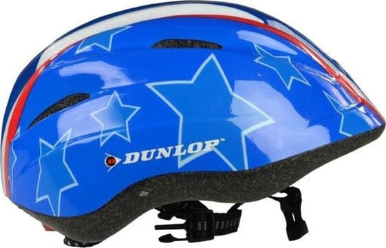 Dunlop Kask na rower rolki hulajnogę dziecięcy regulowany Dunlop niebieski 48-52cm