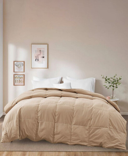 Light Warmth Ultra Soft Down Feather Fiber Comforter, California King