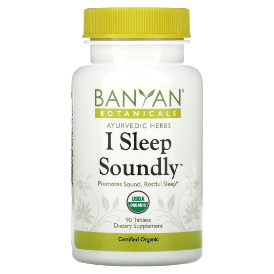 Витамины для здорового сна Banyan Botanicals I Sleep Soundly, 90 таблеток