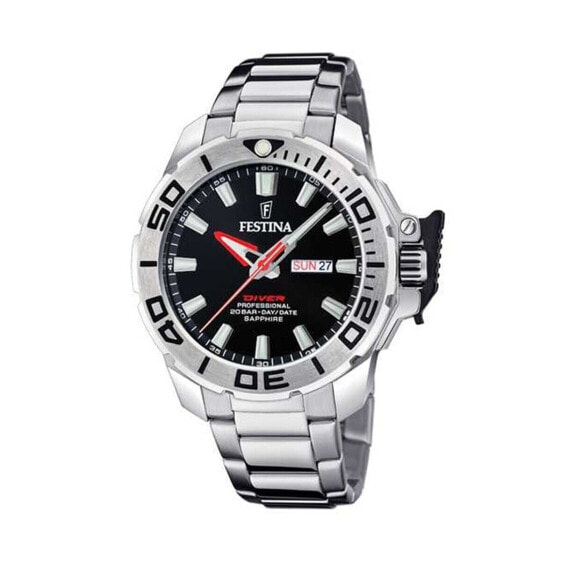 Мужские часы Festina F20665/4 Чёрный Серебристый (Ø 34 mm)