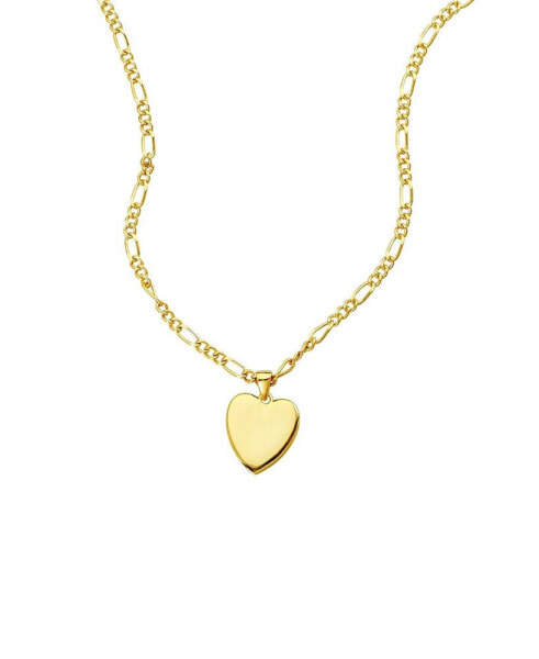 Figaro Chain Heart Necklace