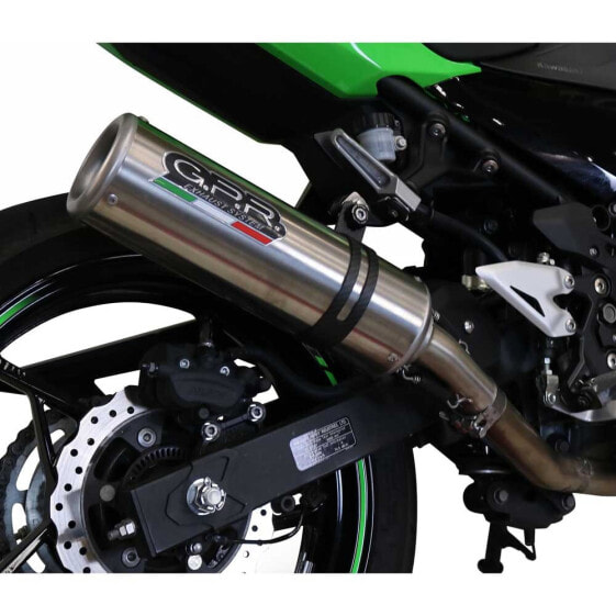 GPR EXCLUSIVE M3 Inox Ninja 400 18-20 Euro 4 homologated slip on muffler