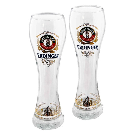 Weizenbiergläser Erdinger 2er Set