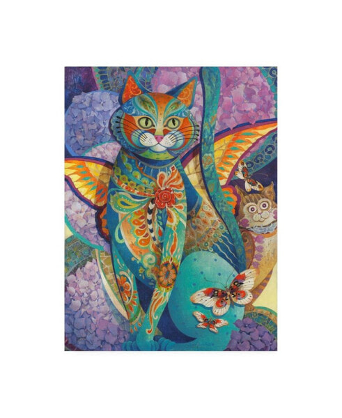 David Galchutt Feline Fiesta Canvas Art - 15.5" x 21"