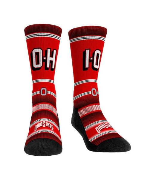 Men's and Women's Socks Ohio State Buckeyes Team Slogan Crew Socks