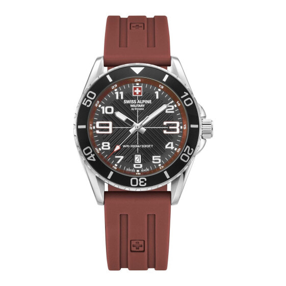 Наручные часы Swiss Alpine Military Herren Taucheruhr Raptor bordeaux 7029.1836