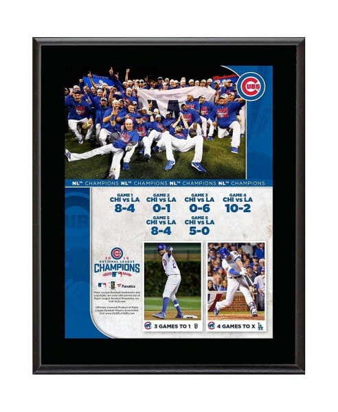 Chicago Cubs 2016 MLB National League Champions 10.5" x 13" Sublimated Plaque