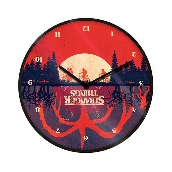 STRANGER THINGS Upside Down Wall Clock 25 cm