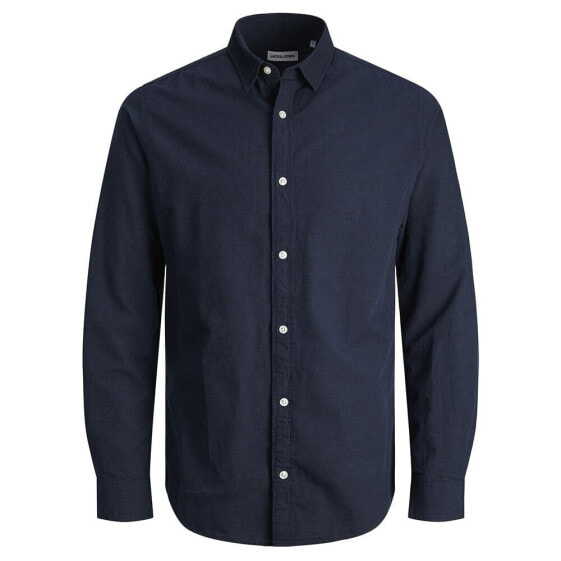 JACK & JONES Linen long sleeve shirt