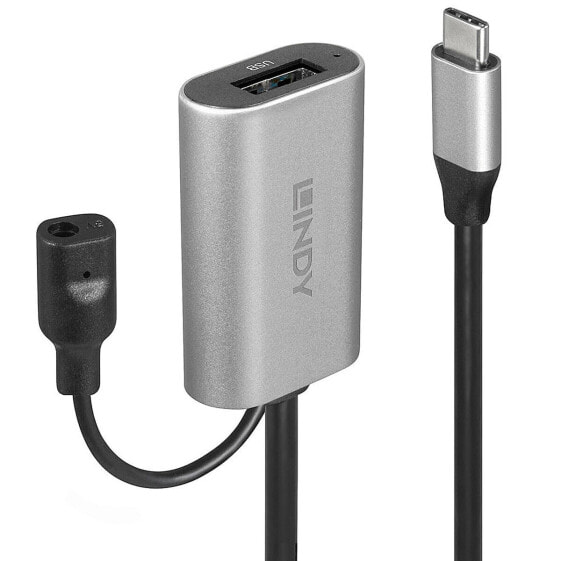 USB-C-кабель LINDY 43270 Чёрный Серебристый 5 m