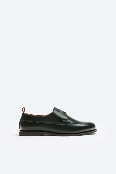 Мужские мокасины ZARA "Leather shoes - limited edition"