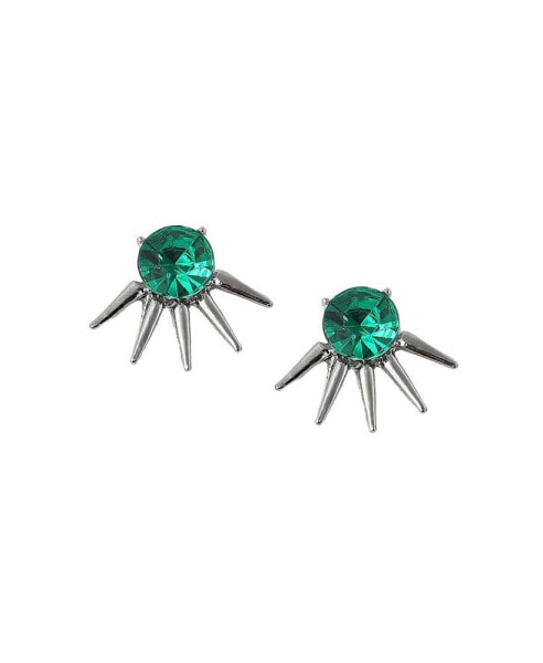 Women's Gold Spike Stud Earrings