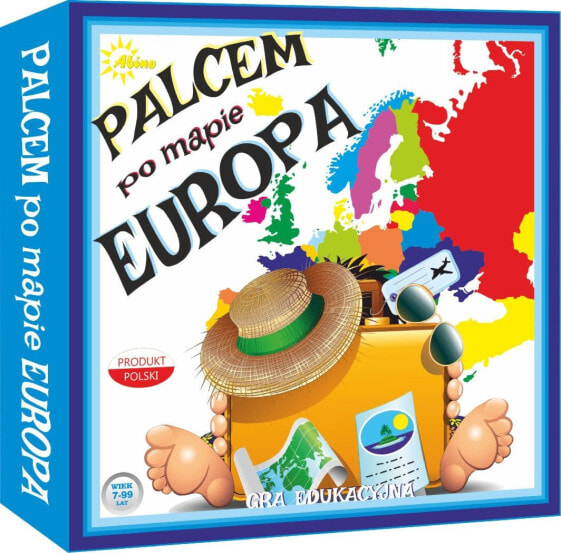 Abino Palcem po mapie - Europa (245434)