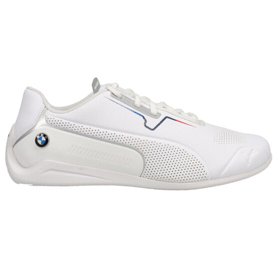 Puma Bmw Motorsport Drift Cat 8 Lace Up Mens White Sneakers Casual Shoes 306978