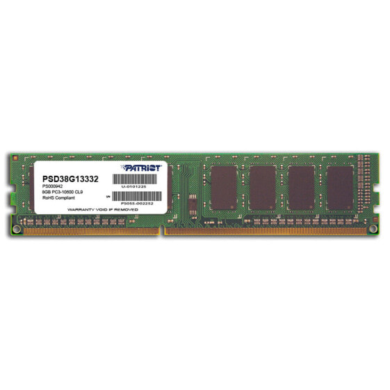 Память RAM Patriot Memory PSD38G13332 DDR3 CL9 8 Гб