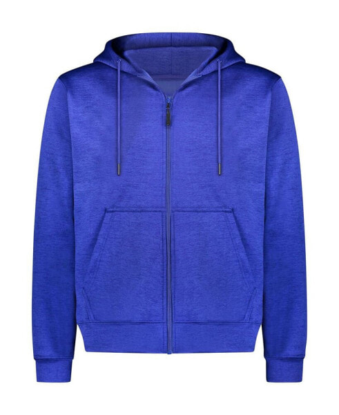 Premium Zip-Up Hoodie for Men with Smooth Silky Matte Finish & Cozy Fleece Inner Lining - Men's Sweater with Hood